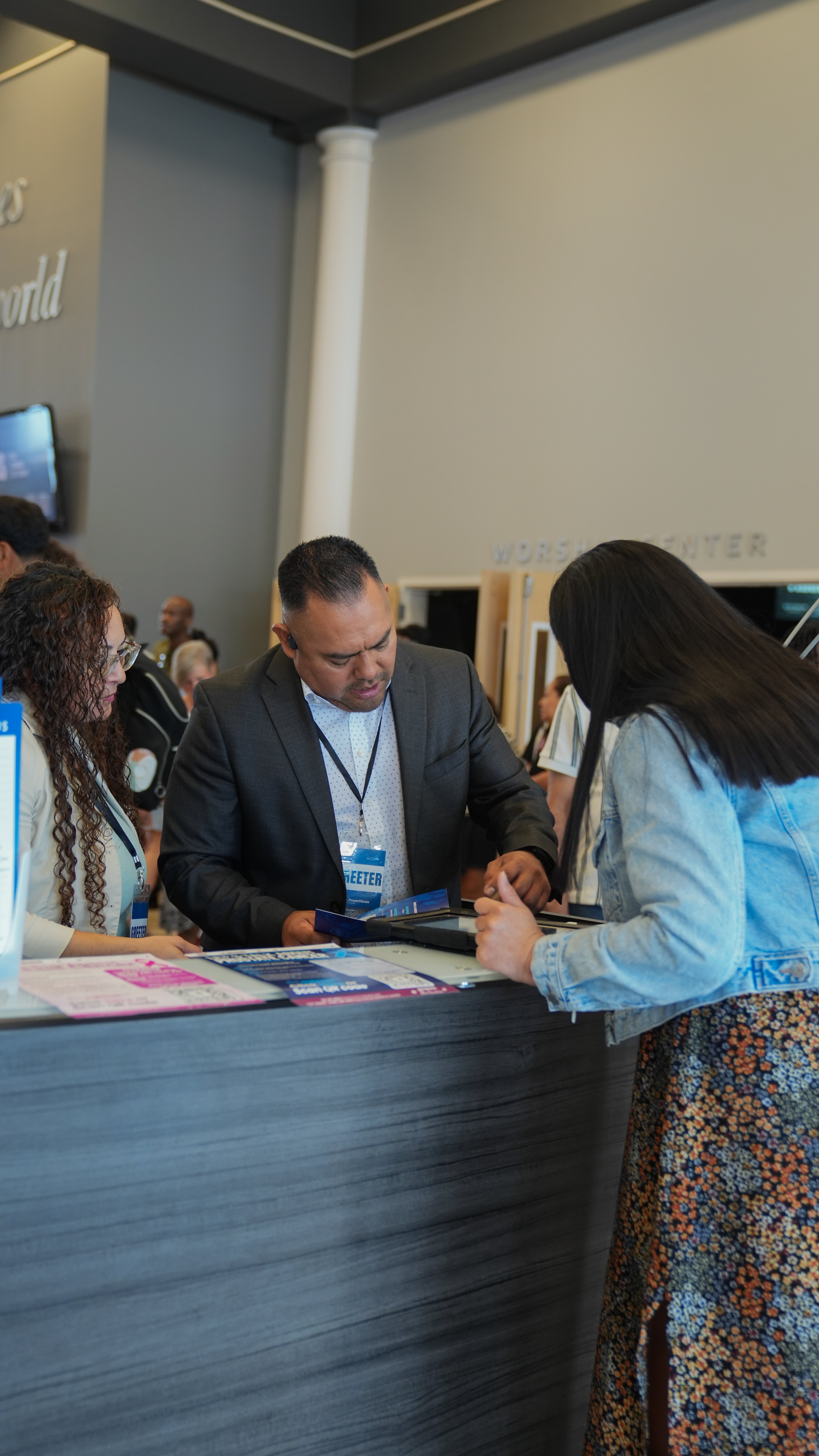 Connections team helping people belong