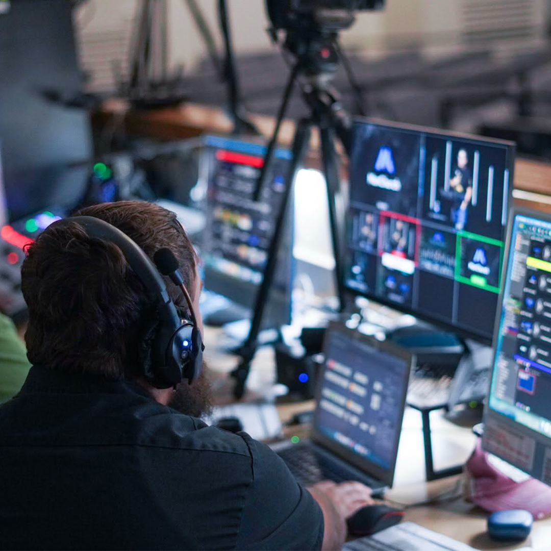 Production team behind the scenes